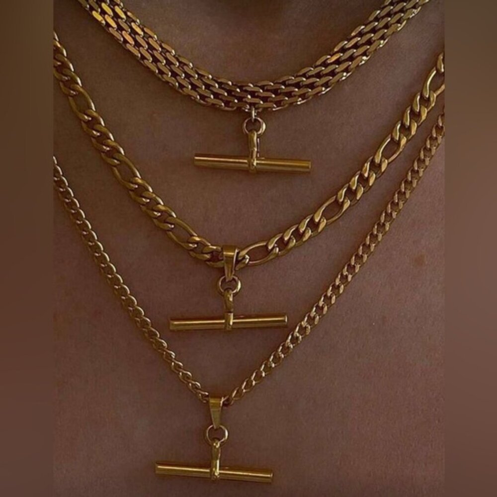 NecklaceT-Bar Pendant Q627